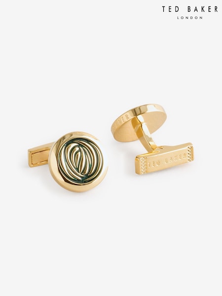 Ted Baker Gold Spiiral Spiral Cufflinks (V00929) | €58