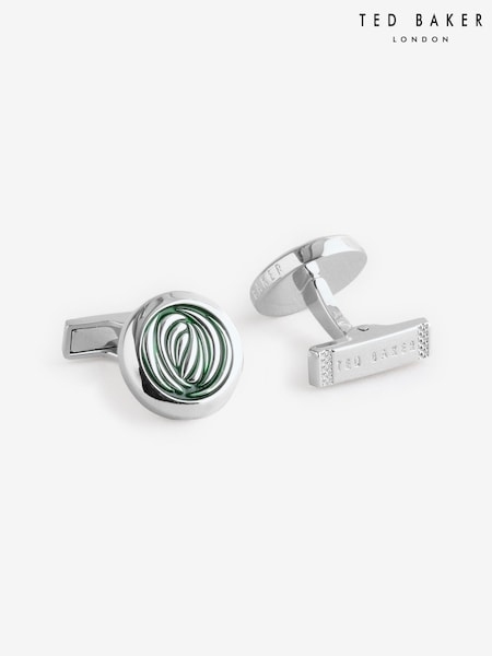 Ted Baker Silver Spiiral Spiral Cufflinks (V00934) | €58
