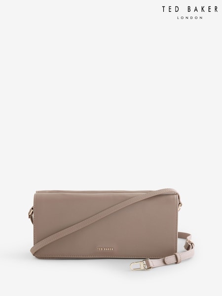 Ted Baker Cream Twyyla Leather Elongated Shoulder Bag (V00942) | R$ 1.470