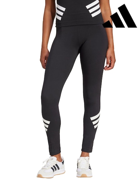 adidas Black Future Icons 3-Stripes Leggings (V00994) | AED192
