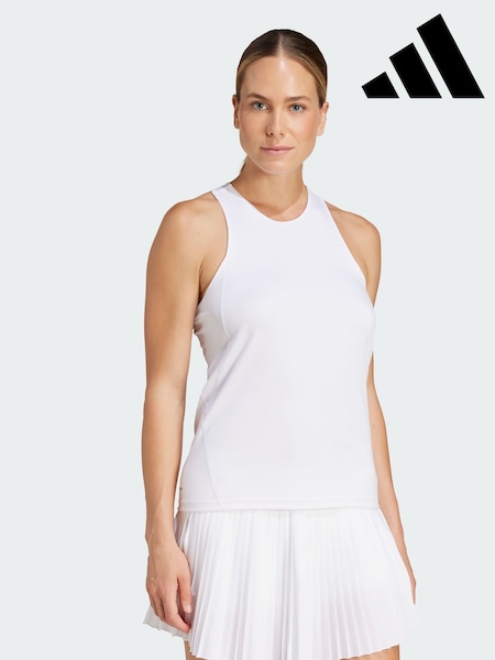 adidas White Club Tennis Climacool Tank Top (V01047) | €37