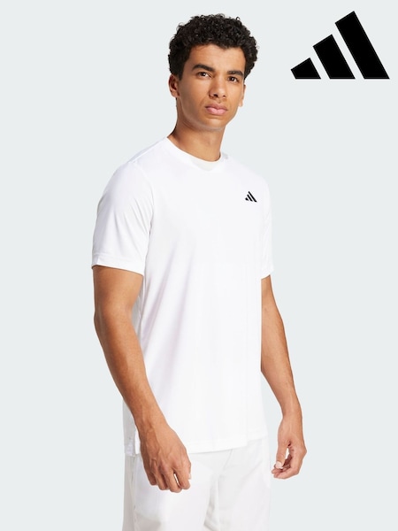 adidas White Club Tennis Climacool T-Shirt (V01065) | €42