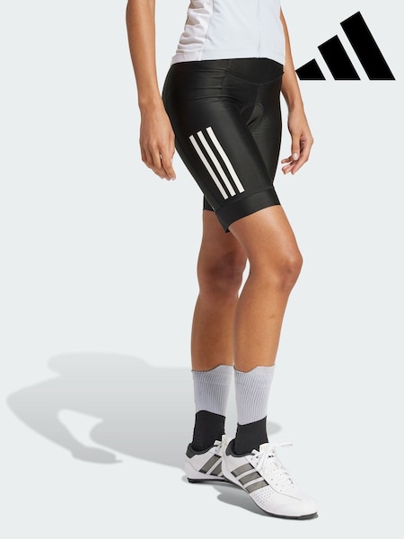 adidas Black Essentials 3-Stripes Padded Cycling Shorts (V01070) | AED495