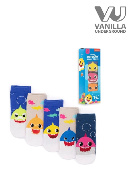 Vanilla Underground White Calf Socks Set of 5 (V01109) | 87 QAR