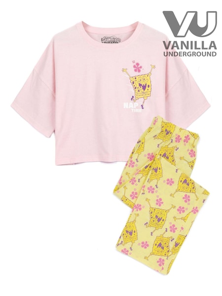 Vanilla Underground Short Sleeve Long Leg Pyjamas Set (V01114) | R$ 340