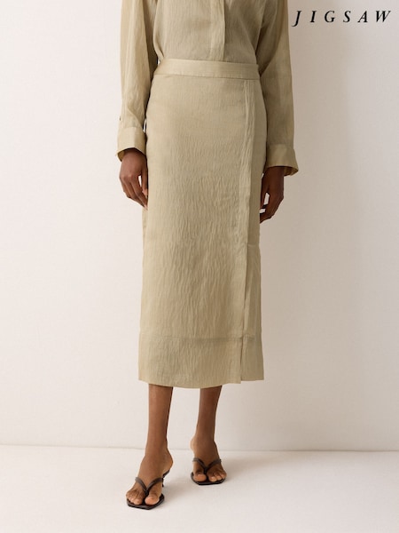 Jigsaw Textured Seam Detail Skirt (V01124) | ‏815 د.إ.‏