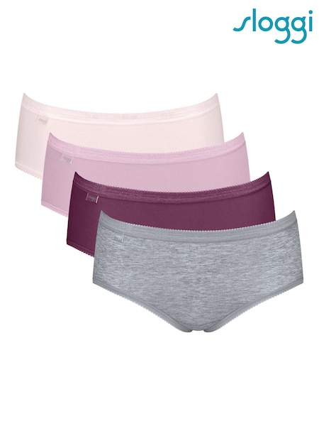 sloggi Basic+ Midi Knickers 4 Pack (V01319) | €53