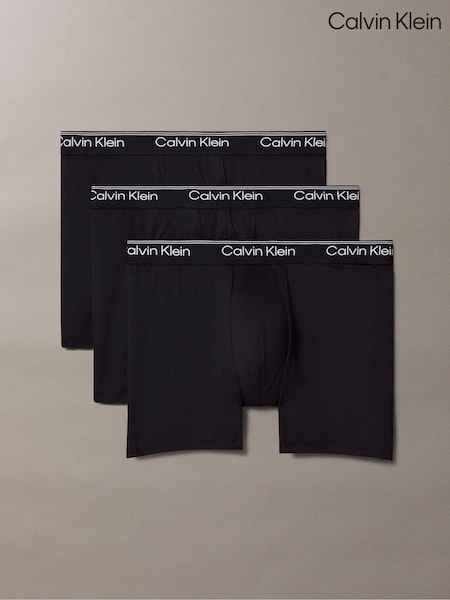 Calvin Klein Black 3 Pack Boxer Briefs - Microfibre Stretch (V01422) | €56