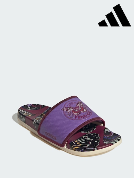 adidas Purple Adilette Comfort Slides (V01528) | AED221