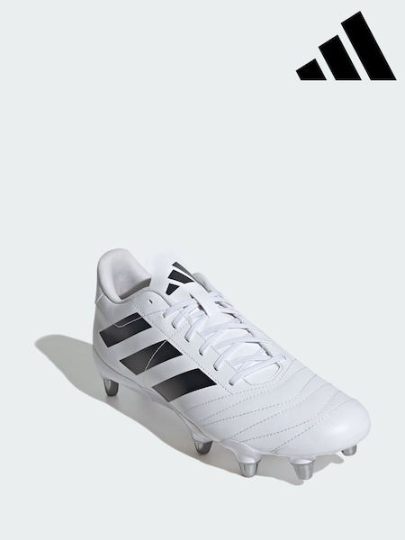 adidas White Kakari Soft Ground Rugby Boots (V01545) | AED466