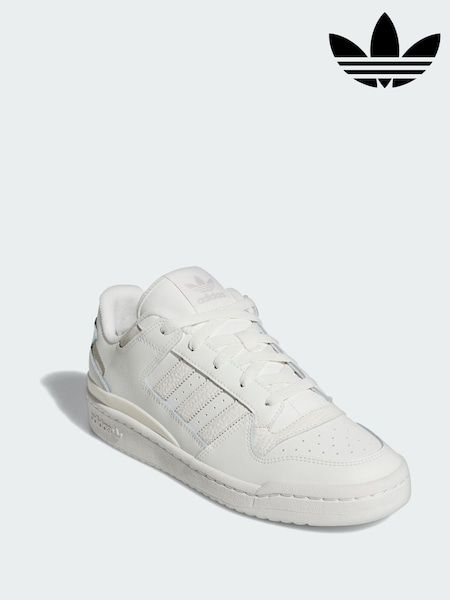 adidas Originals White Forum Low CL Shoes (V01550) | €133