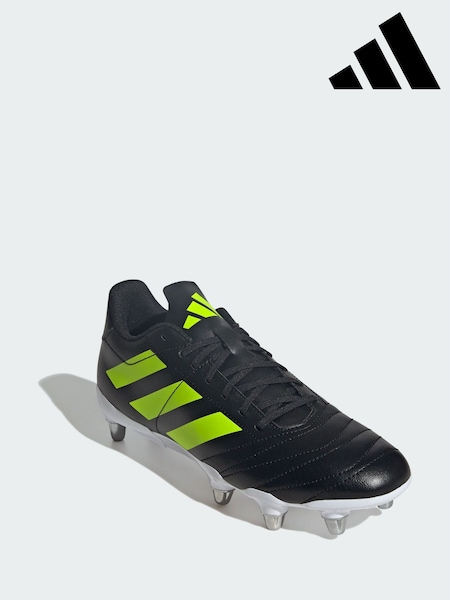 adidas Black Kakari Soft Ground Rugby Boots (V01557) | €106