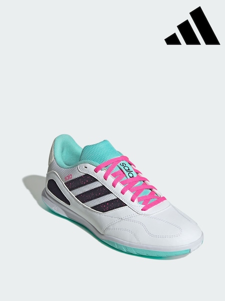adidas White Super Sala Competition 3 Indoor Boots (V01598) | AED262