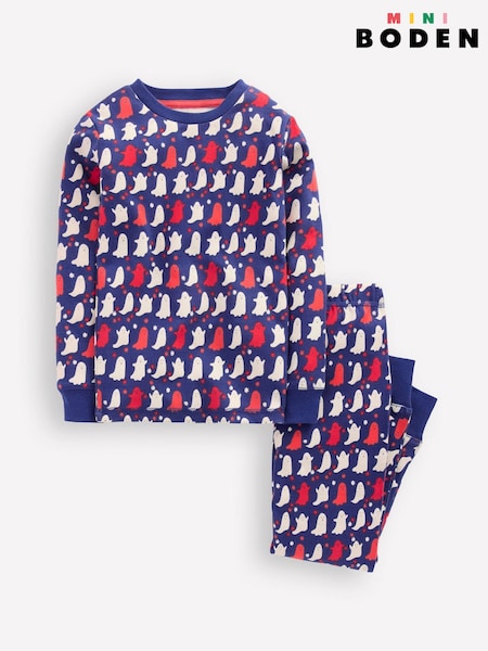 Boden Blue Snug Glow-In-The-Dark Pyjamas (V01764) | €42 - €50