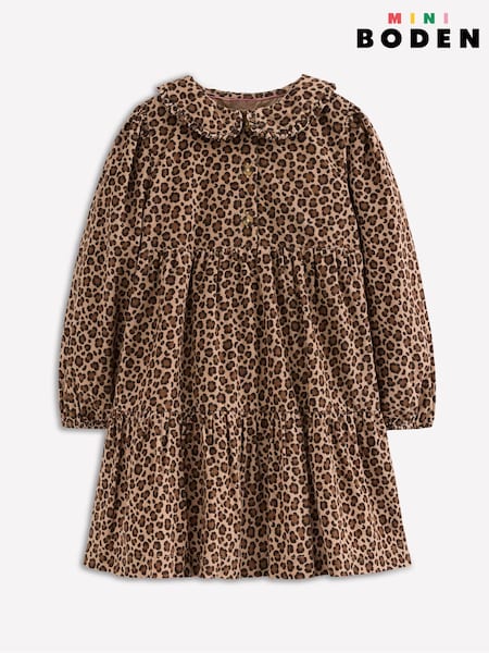 Boden Brown Minna Collared Woven Dress (V01778) | €54 - €61