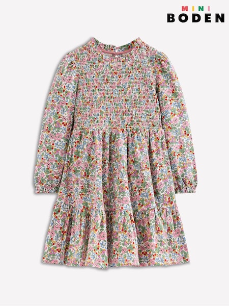 Boden Natural Aurora Long Sleeve Dress (V01830) | €43 - €52