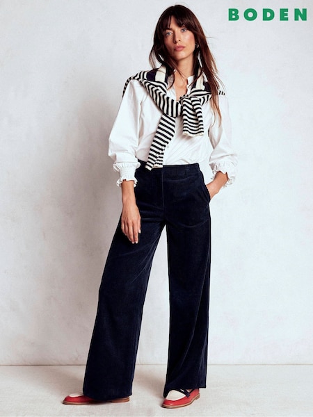 Boden Blue Belgravia Cord Trousers (V01843) | €185