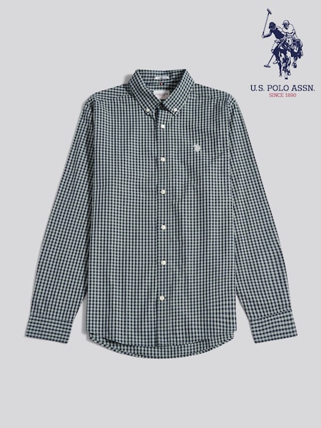 U.S. Polo Assn. Gingham Shirt (V02164) | ‏272 ر.ق.