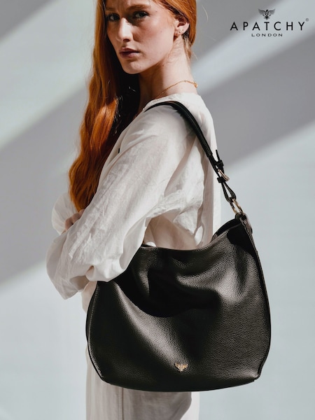 Apatchy Black The Harriet Leather Bag (V02183) | €185