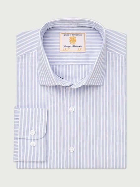Brook Taverner Blue Stripe Shirt (V02310) | €63
