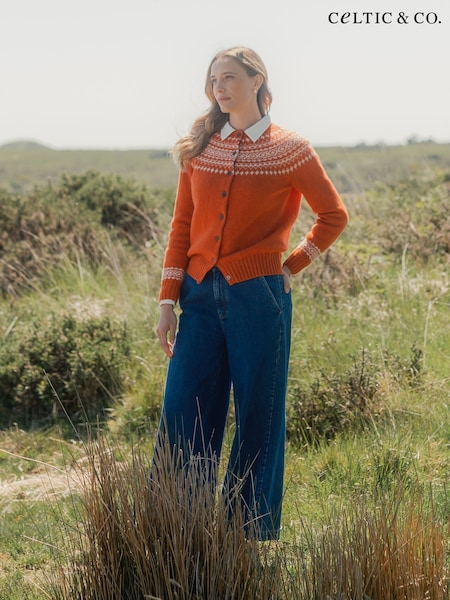 Fair Isle Pattern Cardigan (V02351) | R$ 1.730