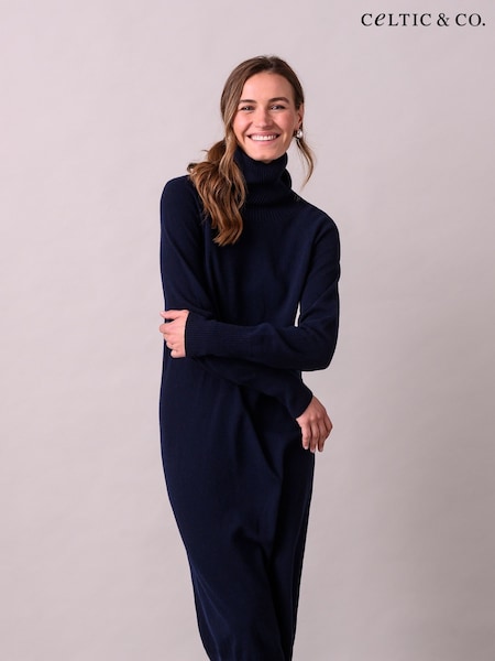 Celtic & Co. Supersoft Midi Roll Neck Dress (V02355) | 264 €