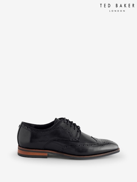 Ted Baker Black Markuse Brogue Derby Formal Shoes (V02386) | €190