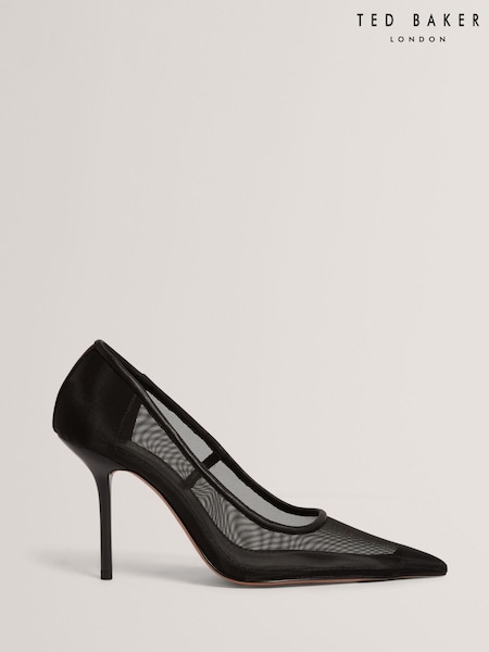 Ted Baker Black Megaan - Mesh Heeled Courts (V02404) | R$ 1.275