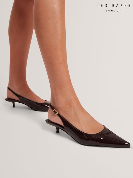 Ted Baker Red Kitiy - Sling Back Kitten Heels (V02405) | R$ 1.175
