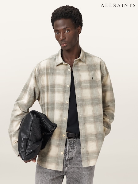 AllSaints Yuki Long Sleeve Shirt (V02442) | R$ 1.075