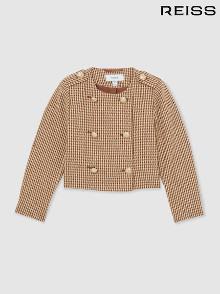 Reiss Brooke Puppytooth-Check Fitted Jacket (V02729) | ‏632 ر.ق.