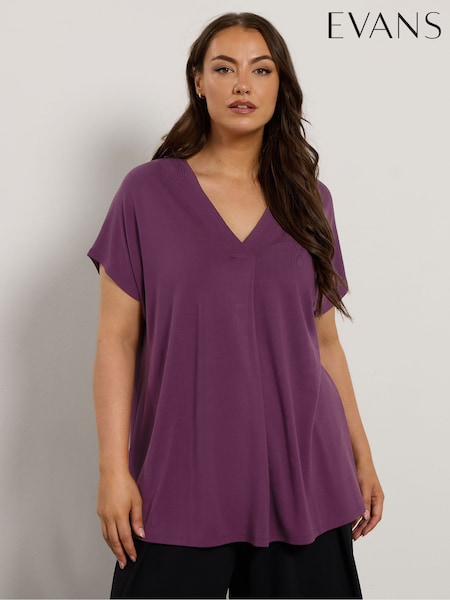 Evans Premium Crepe Pleated Swing Top (V02761) | €37