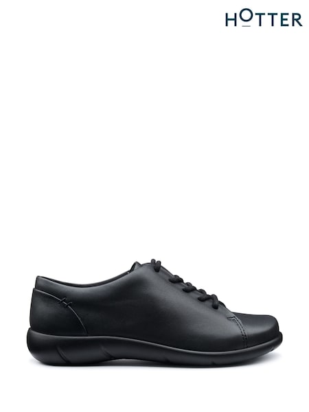 Hotter Black Extra Wide Fit Dew II Lace-Up Shoes (V03019) | €112