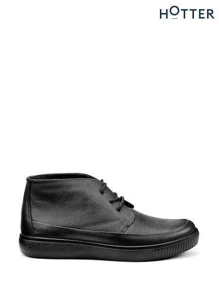 Hotter Black Regular Fit Hunter Lace-Up Boots (V03066) | €126