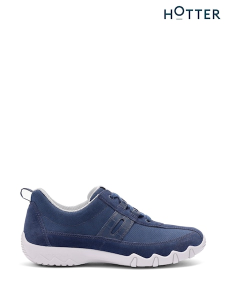 Hotter Blue Wide Fit Leanne II Lace-Up Shoes (V03087) | €113