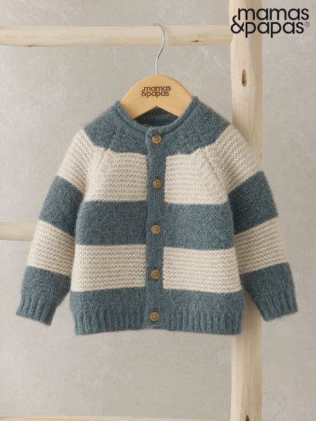 Mamas & Papas Blue Stripe Cardigan (V03375) | €34