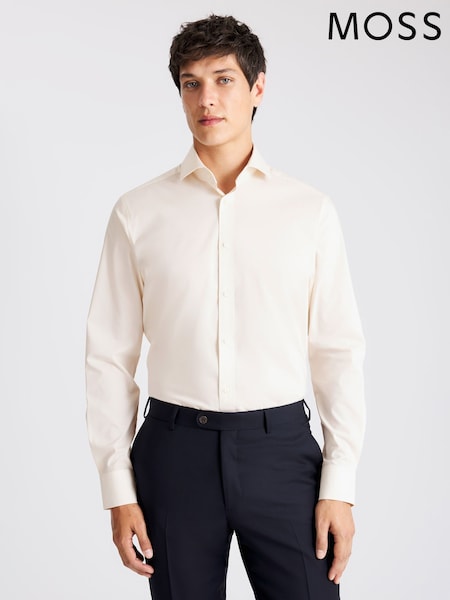 MOSS Gold Tailored Fit Off Stretch Shirt (V03391) | 173 QAR
