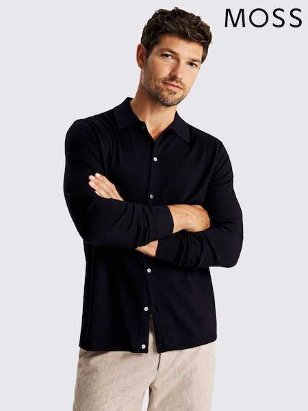 MOSS Blend Button Through Shirt (V03395) | €85