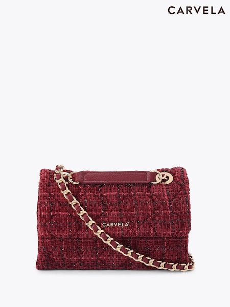 Carvela Red Rosa Chain Shoulder Bag (V03630) | €105