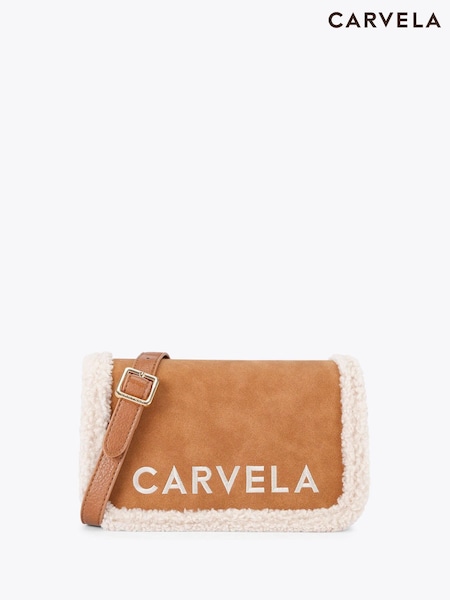Carvela Natural Frame Fur Shoulder Bag (V03644) | €118