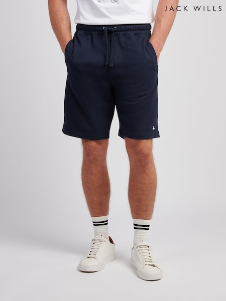 Jack Wills Blue Balmore Loopback Shorts (V03689) | 148 QAR
