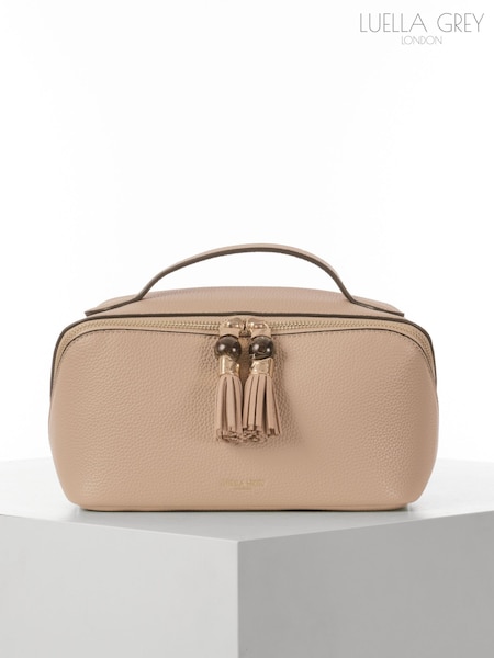 Luella Grey Taupe Carmel Make Up Pouch (V03767) | 70 €