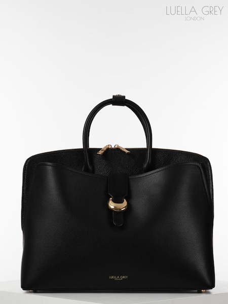 Luella Grey Carlotta Laptop Black Tote (V03775) | €197
