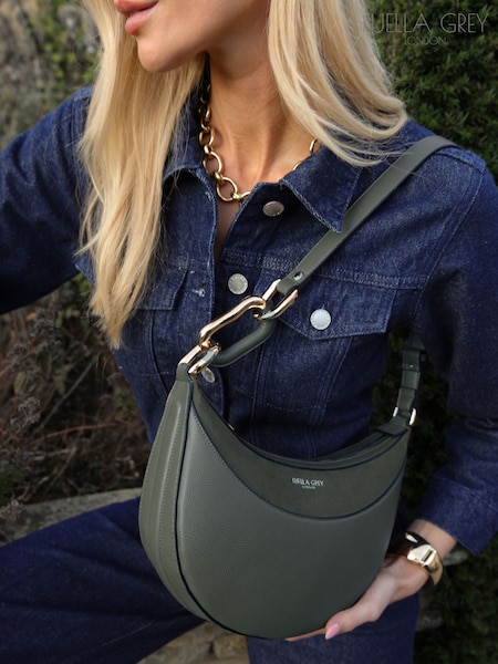 Luella Grey Green Hester Shoulder Bag (V03778) | €126