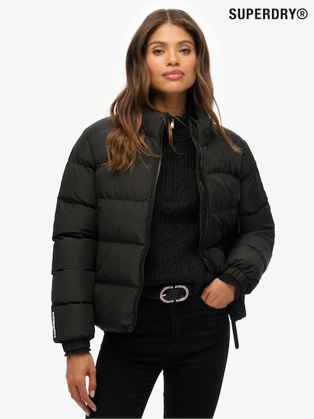 Superdry Black Non Hooded Sports Puffer Jacket (V03819) | €114