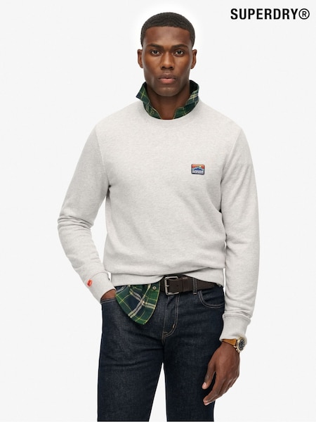 Superdry Grey Great Outdoors Embroidered Sweatshirt (V03828) | €76