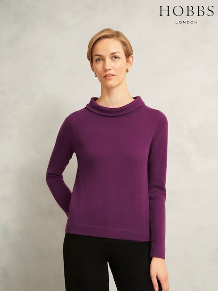 Hobbs Purple Audrey Jumper (V03928) | €121