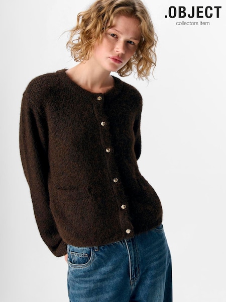 OBJECT Brown Button Cardigan (V03935) | €69