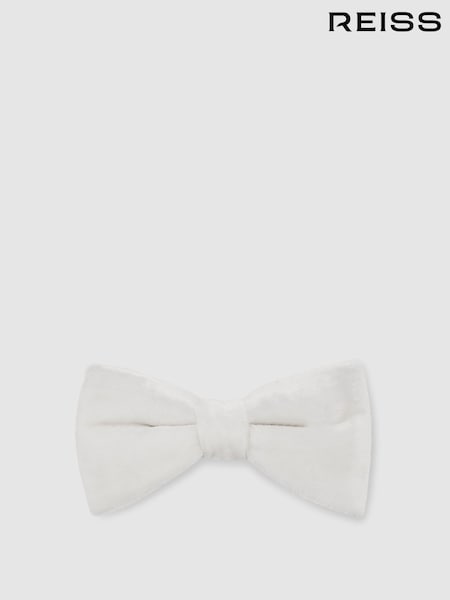 Reiss Ivory Hike Velvet Bow Tie (V04099) | 88 QAR