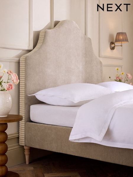 Thompson Tall Country Upholstered Bed Frame
